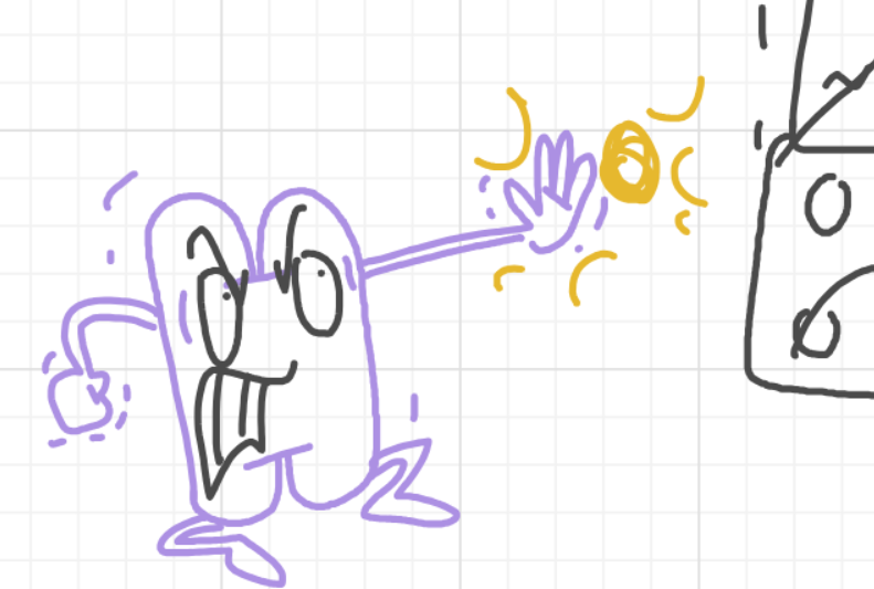 A panel from I've Been Everywhere, Man, episode nine of the Board Boards object show by Furretwalk/WalkingFurret.